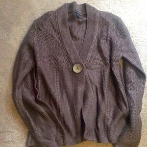 Brown cardigan